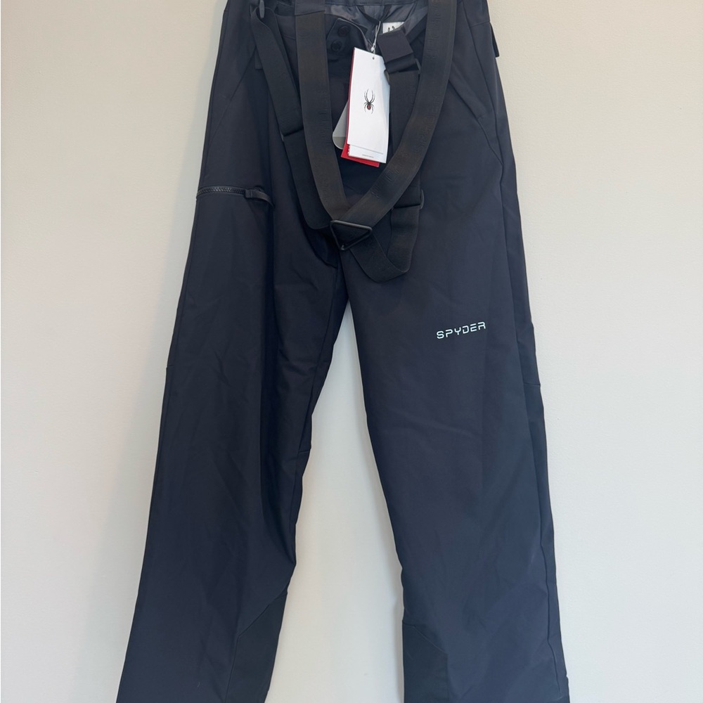 NWT Spyder Boys Black Propulsion Snow Pants, Size 20